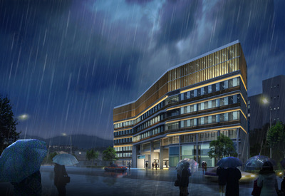 雨中的建筑裝飾裝修素材免費(fèi)下載(圖片編號:5051051)