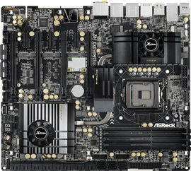 史上最瘋狂主板 25個SATA接口與雙雷電2的終極硬件狂想曲